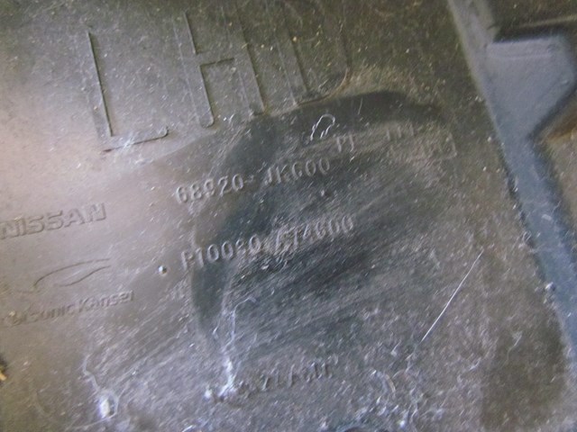 2007 Infiniti G35x Sedan RH Under Dash Kick 68920 JK600