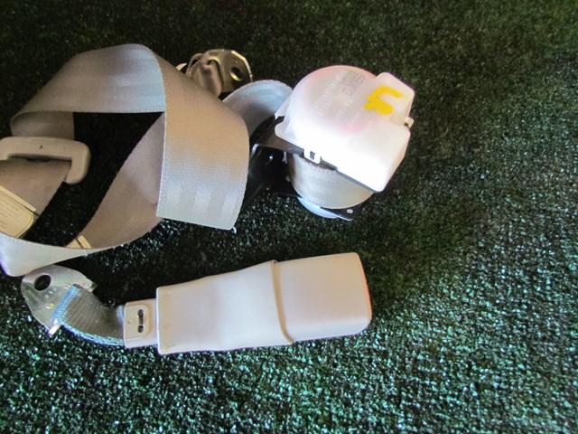 2007 Infiniti G35x Sedan Rear LH Driver Seat Belt & Buckle-Stone
