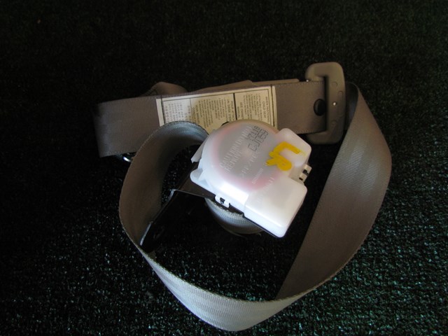 2007 Infiniti G35x Sedan Rear LH Driver Seat Belt & Buckle-Stone