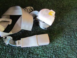 2007 Infiniti G35x Sedan Rear LH Driver Seat Belt & Buckle-Stone
