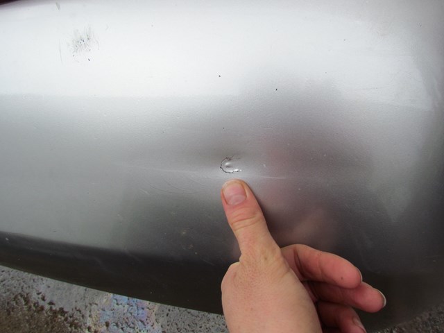 2005 Subaru Impreza Wagon Rear Bumper Cover SILVER