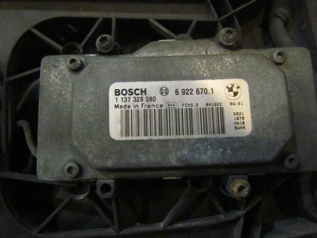 2005 BMW M3 Radiator Cooling Fan 6 922 670.1