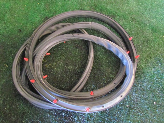 2008 Audi A8L Rear RH Passenger Door Seal on Door