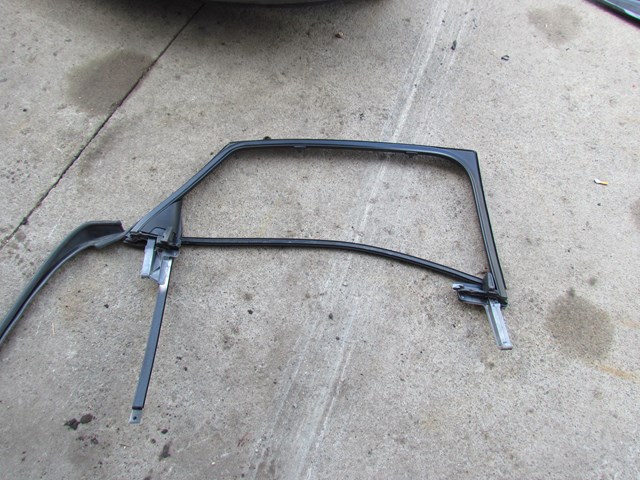 2008 Audi A8L Rear LH Driver Window Frame 