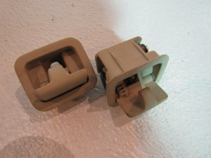 2008 Audi A9 A8L Coat Hanger Hook Bracket Set OEM 4E0 857 635