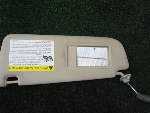 2008 Audi A8L LH Driver Sun Visor Sunvisor