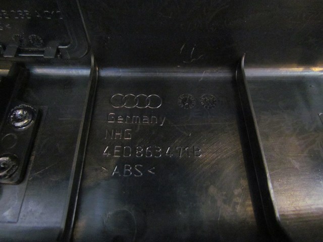 2008 Audi A8L Trunk Latch Finish Moulding 4E0 863 471 B