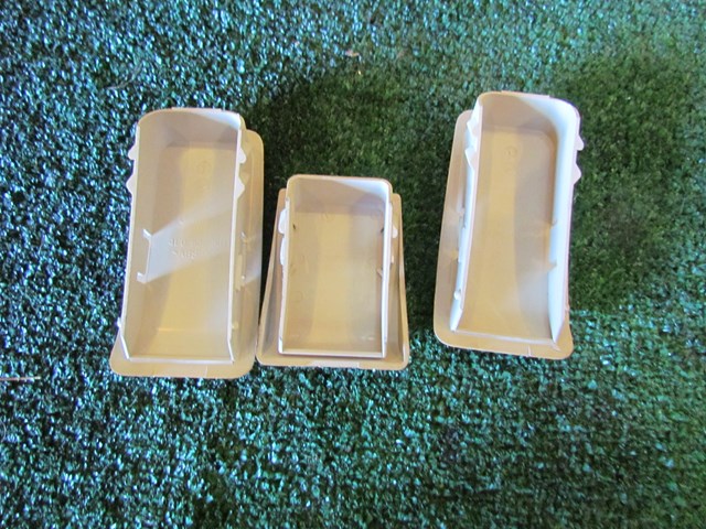 2008 Audi A8L Car Seat Anchor Cover Set of 3