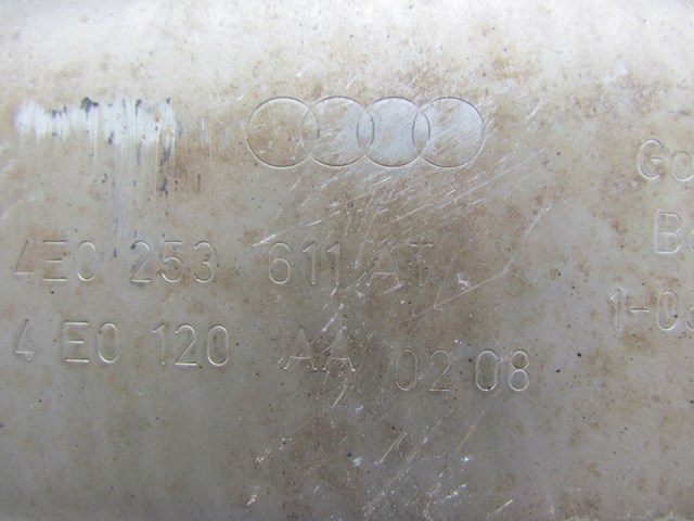 2008 Audi A8L D3 Exhaust Assembly Resonator & Mufflers