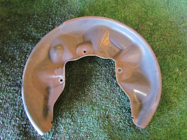 2008 Audi A8L D3 Rear LH Driver Brake Dust Shield 4E0615611A