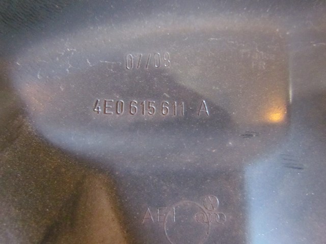 2008 Audi A8L D3 Rear LH Driver Brake Dust Shield 4E0615611A