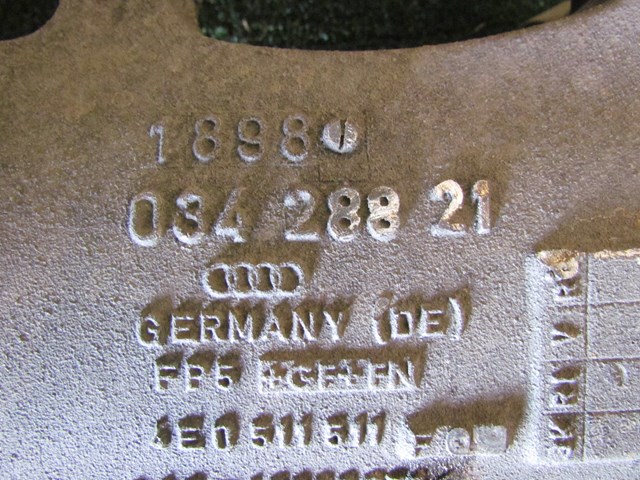 2008 Audi A8L D3 Rear LH Driver Side Lower Control Arm 4E0511511