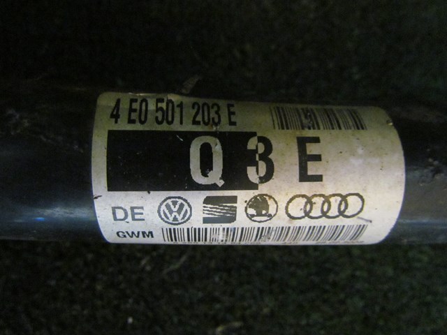 2008 Audi A8L D3 Rear LH Driver Axle Shaft 4E0 501 203 E