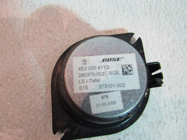 04 05 06 07 08 Audi A8L D3  Dash Speaker 4E0 035 411