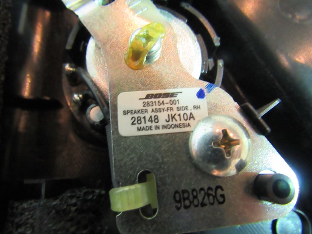 07-08 Infiniti G35 Sedan 09 G37 Sedan RH Sail Panel w/Tweeter 28148 JK10A