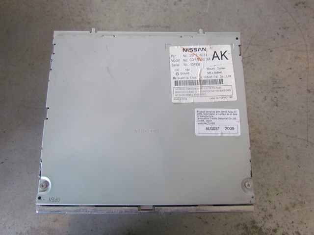 2009 Infiniti G37 Navigation Radio CD Player 25915 1NC41