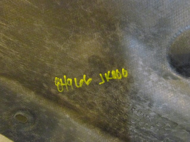 2009 Infiniti G37x Sedan Trunk Carpet Moulding 84966 JK000