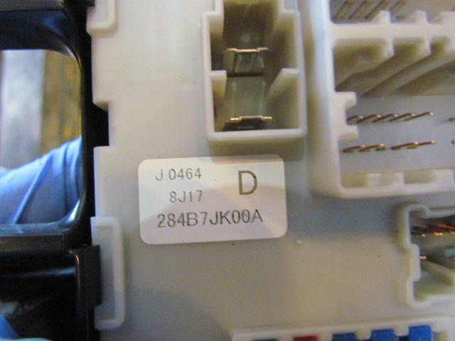 2009 Infiniti G37 Coupe IPDM Fuse Box 284B7JK00A