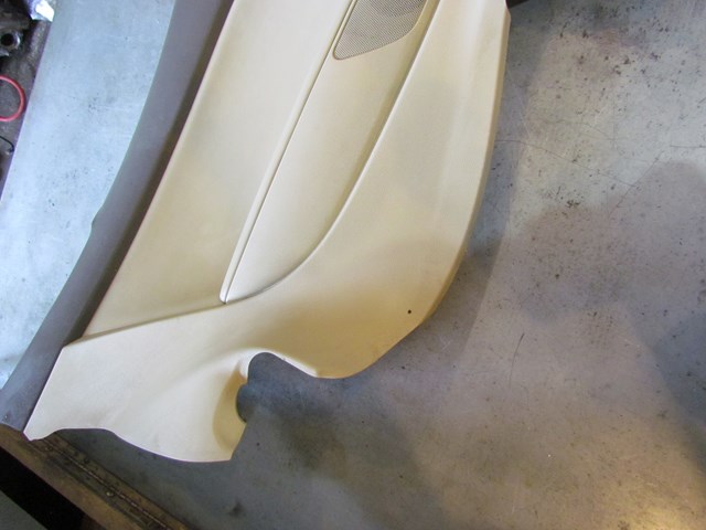 2009 Infiniti G37 Coupe Rear LH Quarter Trim Panel 76923JL00A