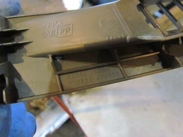 2009 Infiniti G37 Coupe LH Driver Dash Defrost Vent-Wheat-68743 JK00A