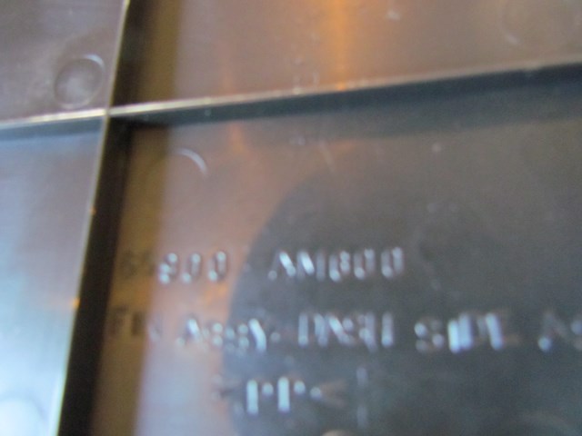 2004 Infiniti G35 Coupe RH Passenger Lower Kick Trim 66900 AM800