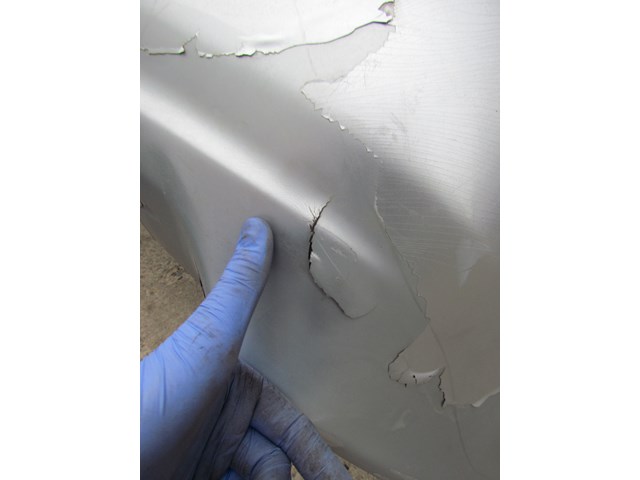 2003 Subaru Impreza WRX Rear Bumper Cover SILVER