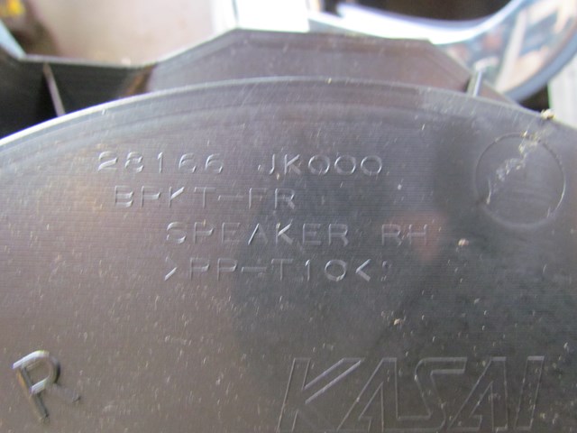 2011 Infiniti G25x Front RH Door Speaker Bracket 28166 JK000