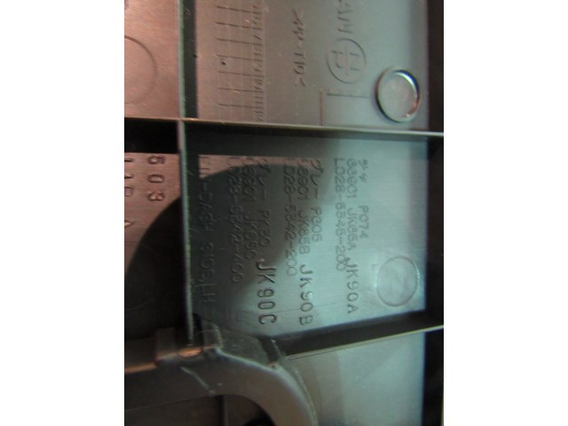 2011 Infiniti G25x LH Driver Lower Kick Panel 66901 JK65A