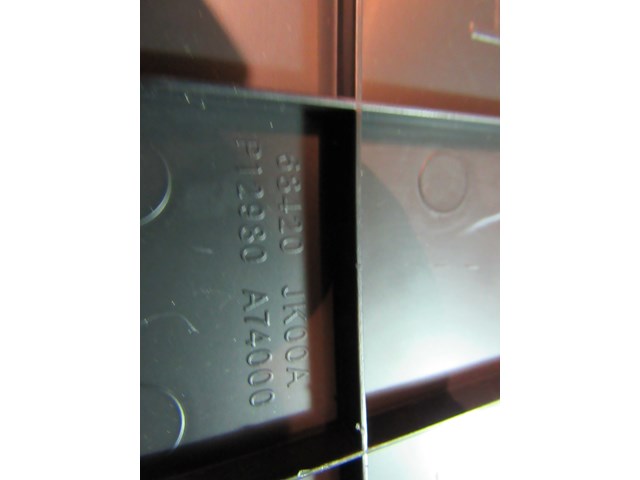 2011 Infiniti G25x RH Passenger Dash End Trim Panel 68420 JK00A