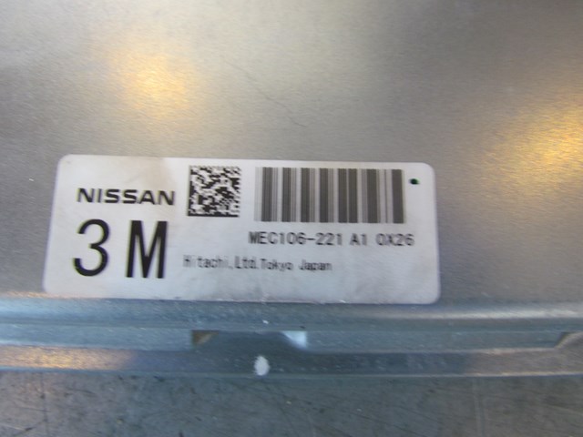 2011 Infiniti G25x ECU Engine Control Unit MEC106-221 A1