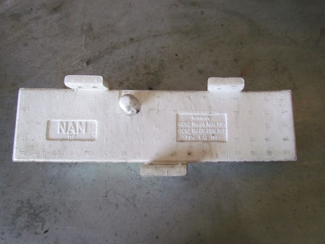 2011 Infiniti G25x Sedan Rear RH Bumper Reinforcement Foam