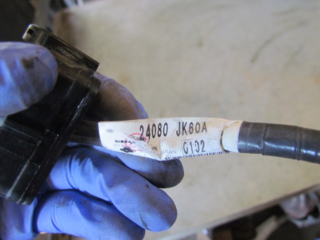 2011 Infiniti G25x Sedan Negative Battery Cable 24080 JK60A