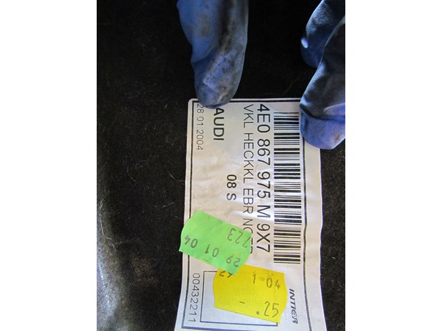 2008 Audi A8L Trunk Lid Moulding-See Photos-4E0 867 975 M