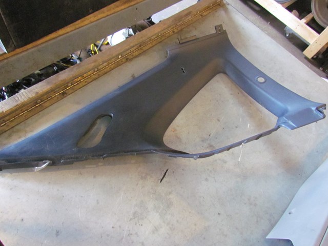 1994 Honda Prelude LH Driver Pillar Trim Blue OEM 84180-SS0A-0000