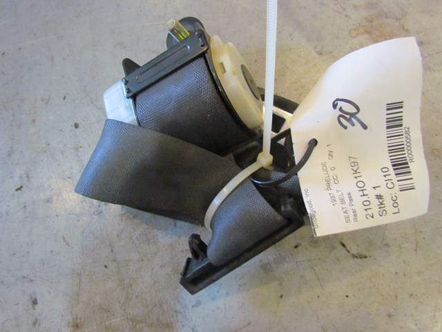 1997 Honda Prelude Rear RH Passenger Seat Belt