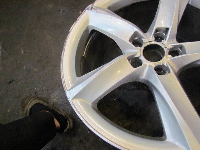 2008 Audi A8L 19 x 8.5 Inch 5 Spoke Wheel- 4E0 601 025*Details