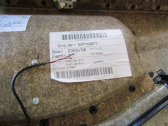 2006 BMW E60 M5 Rear LH Driver Door Panel Speaker & Switch