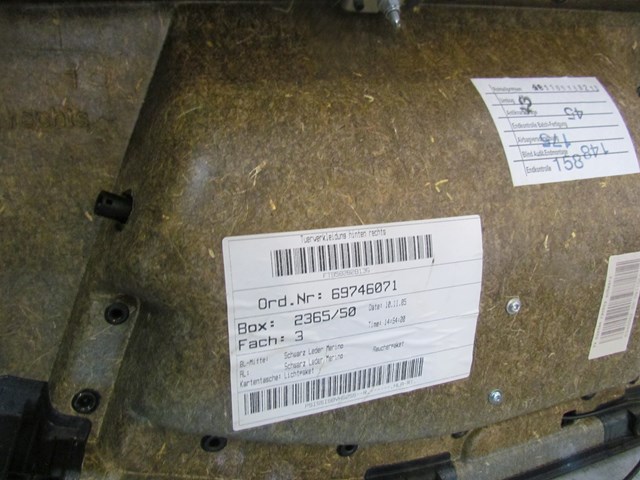 2006 BMW E60 M5 Rear RH Passenger Door Panel Switch, Speaker