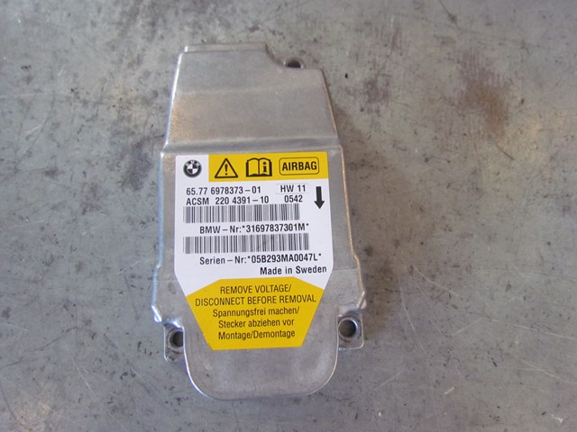 2006 BMW E60 M5 Air Bag Module -Blown Needs Reset 65.77 6978373