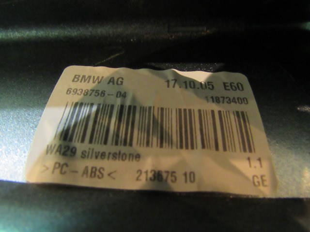 2006 BMW E60 M5 Shark Fin Antenna Housing-Silver-6938756