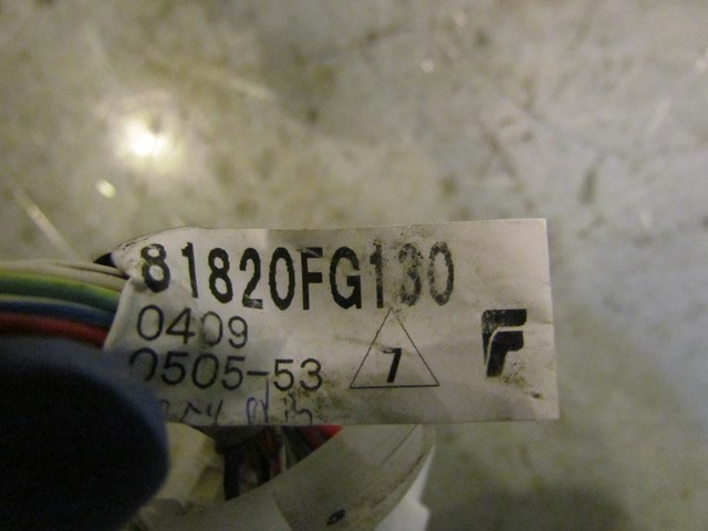 2010 Subaru WRX Hatchback Front LH Driver Door Wiring 81820FG130