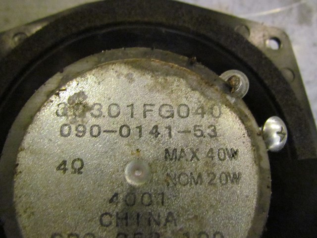 2010 Subaru WRX RH Passenger Front Door Speaker 86301FG040