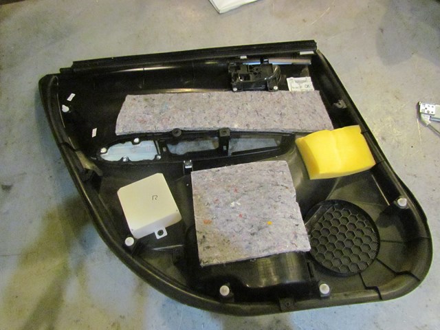 2010 Subaru WRX Hatchback RH Passenger Rear Door Panel