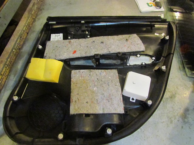 2010 Subaru WRX Hatchback LH Driver Rear Door Panel