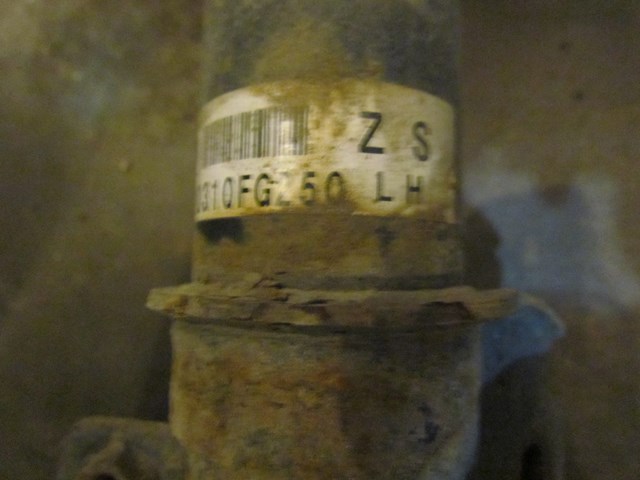 2010 Subaru WRX Hatchback Front LH Driver Strut 20310FG250