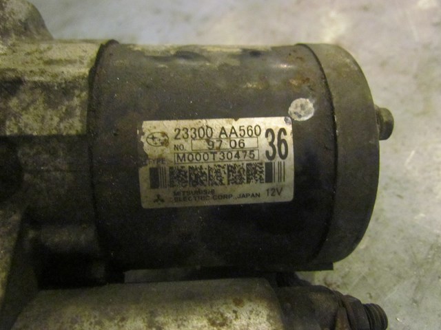 2010 Subaru WRX Turbo Starter 23300 AA560