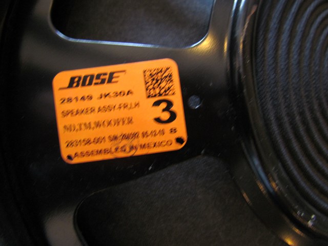 2010 Infiniti G37X Sedan LH Driver Front Door Speaker 28149 JK30A