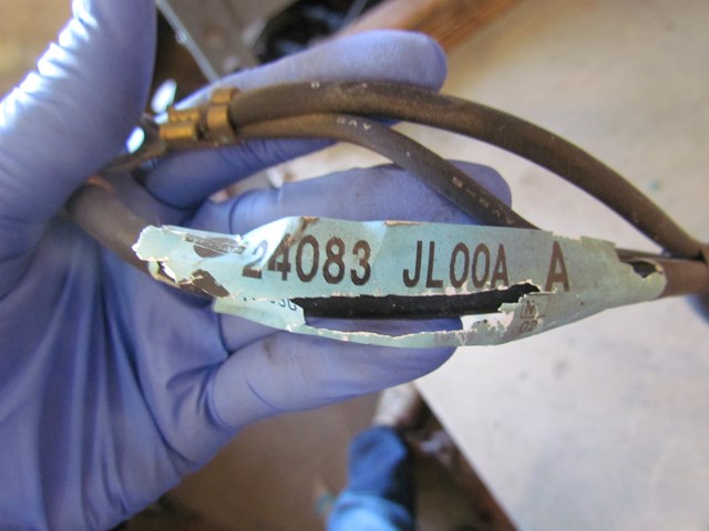 2010 Infiniti G37x Sedan Battery Ground Cable 24083 JL00A