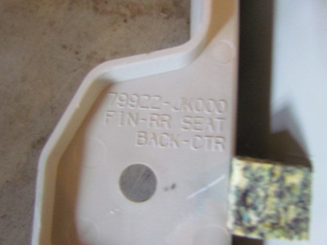 2010 Infiniti G37x Sedan Trunk Pass Through Trim 79922 JK000