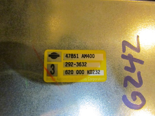 2003 Infiniti G35 Coupe ABS Control Module 47851 AM400